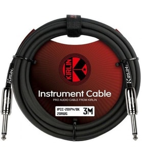 KIRLIN IPCC-201PN-3M-BK / 1/4\" MONO PLUG