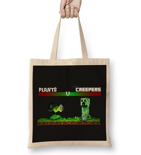 Plants Vs Zombies Plant Attack Bez Çanta Uzun Saplı