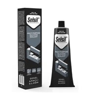 Selsil Genel Amaçlı Tüp Silikon ŞEFFAF 50 ml.