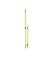 Scucs 1163 Slalom Çubuğu Çivili Yaylı Teleoskopik Çantalı Set 6lı (Çok Renkli)