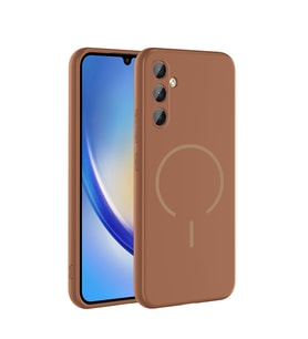 Samsung Galaxy A24 Uyumlu Kılıf M-safe Şarj Özellikli Zore Meta Kapak