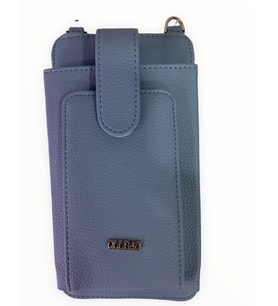 Ollbag OL-2037 Kadın Zincir Askılı Mini Çanta Cüzdan (Açık Mavi)