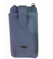 Ollbag OL-2037 Kadın Zincir Askılı Mini Çanta Cüzdan (Açık Mavi)