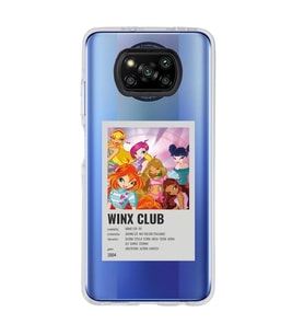 Poco X3 Pro / X3 NFC Uyumlu Winx Club Poster Tasarımlı Şeffaf Telefon Kılıfı