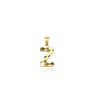 14 Ayar Altın Mini Shine Kolye Ucu Z Harfi (Sarı)