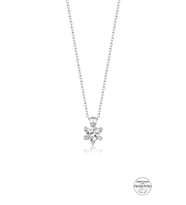 Union Zirconia Kadın Minimal Tektaş Gümüş Kolye