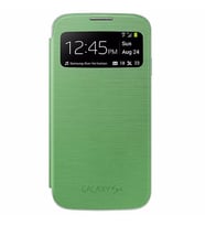 Galaxy S4 i9500 ile Uyumlu S View Cover Kılıf Yeşil EF-CI950BGEGWW