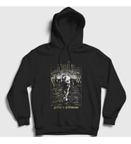 Presmono Unisex Siyah Gg Mgla Kapüşonlu Sweatshirt 379847tt