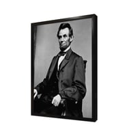 Abraham Lincoln Çerçeveli Mdf Tablo