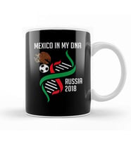 Mexico In My DNA Soccer & Futbol MexicanMexico In My DNA Soccer & Futbo Kupa Bardak Porselen