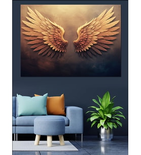 Mavi Panjurlu Kafe Önü Dekoratif Kanvas - Mdf Ahşap Tablo