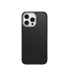 Apple iPhone 14 Pro Max Uyumlu Kılıf M-safe Şarj Özellikli Karbon Fiber Görünümlü Zore Antina Kapak (Siyah)