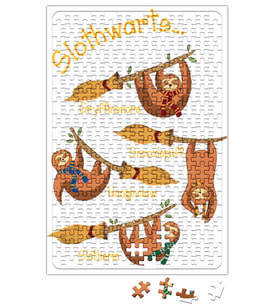 Harry Pawter Cute Sloth Slothwarts Puzzle 240 Parça Yapboz