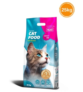 Hobi Tavuklu Yetişkin Kedi Maması 25kg – Hayvansal Protein İçeriğiyle Sağlıklı Beslenme