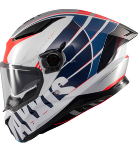 Motosiklet Kask Panther Sv Parlak-Blue A7 Full Face Güneş Vizörlü ECE 22.06R Motor Kaskı