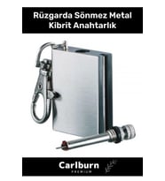 Özel Üretim Taşınabilir Pratik Kamp Doğa Av Günlük Rüzgarda Sönmez Metal Kibrit Anahtarlık