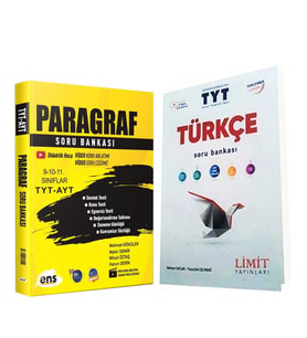 Limit TYT Türkçe ve ENS TYT AYT Paragraf Soru Bankası Seti 2 Kitap