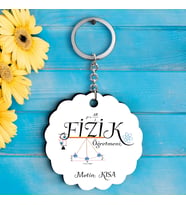 Fizik Öğretmenlerine Özel İsimli Anahtarlık