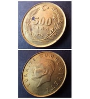 1990 ÇİL 500 Lira Eski Madeni Para - 39963662fddb04e551 (Çok Renkli)