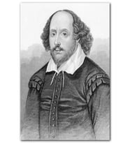 Cakatablo William Shakespeare Karakalem Portresi MDF Tablo