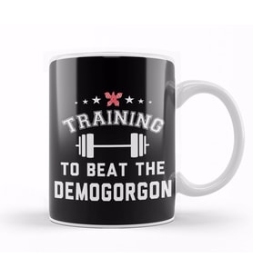 Stranger Things Training To Beat The Demogorgon Kupa Bardak Porselen