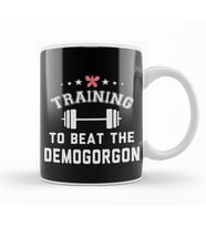 Stranger Things Training To Beat The Demogorgon Kupa Bardak Porselen