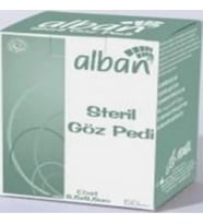 Alban Steril Göz Pedi 6,5cm x 9,5cm 5'li