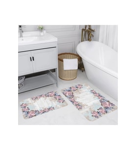Eliana Home Baskılı 2'li Banyo Paspas Takımı RVG5069