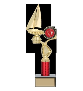 ODAK KUPA - Figürlü Kupalar - Yelken Figürlü Kupalar FG-016 C - 37 cm