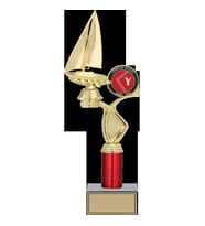 ODAK KUPA - Figürlü Kupalar - Yelken Figürlü Kupalar FG-016 C - 37 cm
