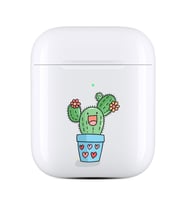 Kulak İçi Kulaklık Uyumlu Kılıf Hd Kapak Desenli Happy Cactus