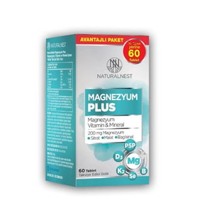 Naturalnest Magnezyum Plus 60 Tablet