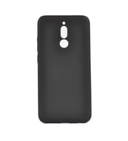 Xiaomi Redmi 8 Kamera Korumalı Mat Soft Silikon Kılıf (Siyah)