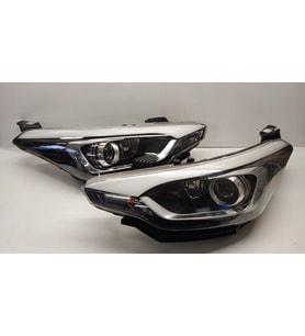 Hyundai İ20 2015-2018 Far Lambası Ledli Ön Far Sağ - Sol Takım