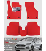 FORD FİESTA (2017-2024) Uyumlu EVA Paspas Tam Set–Araca Özel,Su Geçirmez,Kolay Montaj
