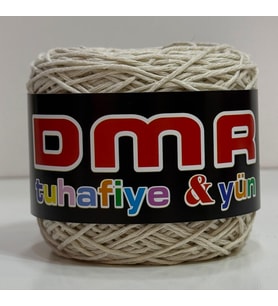 DMR Natural Cotton - Koton Ip Pamuklu Elörgü Ipi 100gr - Bej