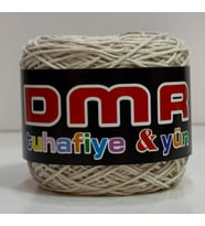 DMR Natural Cotton - Koton Ip Pamuklu Elörgü Ipi 100gr - Bej