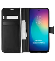 Microsonic Reeder S19 Max Pro S Zoom Kılıf Delux Leather Wallet Siyah (Siyah)