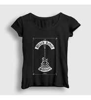 Presmono Kadın Siyah Guitar Black Label Society T-Shirt 16988tt