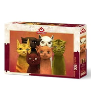 Art Puzzle Kediler Takımı 500 Parça Puzzle