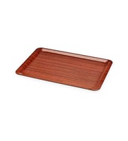 ErkoPlas ERKO0254 Verzalit Servis Tepsisi-37X53 cm-kaymaz yüzeyli-ahşap desenli