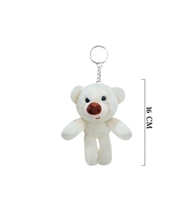 Sevimli Ayıcıklı Peluş Anahtarlık 16 cm (Çok Renkli)