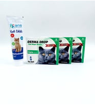 Kediler için Kedi Parazit ürünü 3 adet + Multivitamin (Şeffaf)