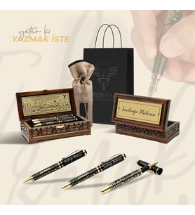 FLYPEN Şanlıurfa Hediyelik Kalem Seti (Tükenmez, Roller ve Dolma Kalem)