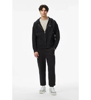 Calvin Klein EU 350 Terry Monogram Erkek Siyah Eşofman Altı LV04RD241G-UB1