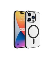 Apple iPhone 15 Pro Uyumlu Kılıf Zore Wireless Şarj Özellikli Pixel M-safe Kapak