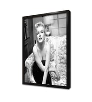 Marilyn Monroe Çerçeveli Cam Tablo