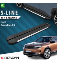S-Dizayn Opel Grandland 2 Hybrid Benzinli S-Line Aluminyum Yan Basamak 193 Cm 2024 Üzeri A+ Kalite