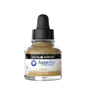 Daler Rowney Aquafine Watercolour İnk Sulu Boya Mürekkebi 29.5ml 701 Gold Imit
