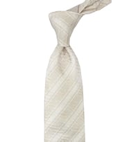 Peruffo Style Krem Kendinden Desen İtalyan İpek Kravat İK1320